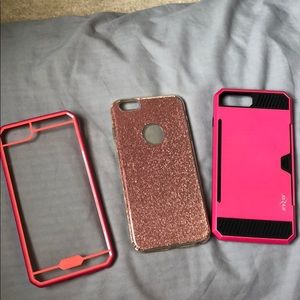 Set of three iPhone 7plus cases